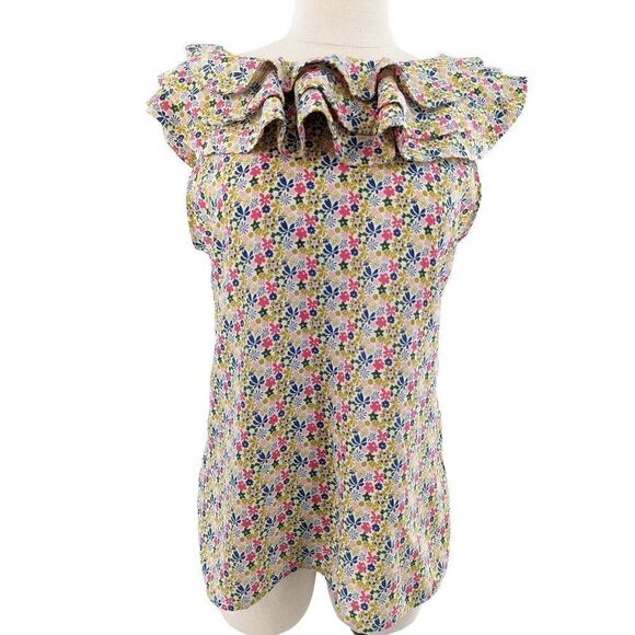 Liberty X Target Women Multicolor Floral Print Sleeveless Blouse Size Medium - Picture 2 of 14